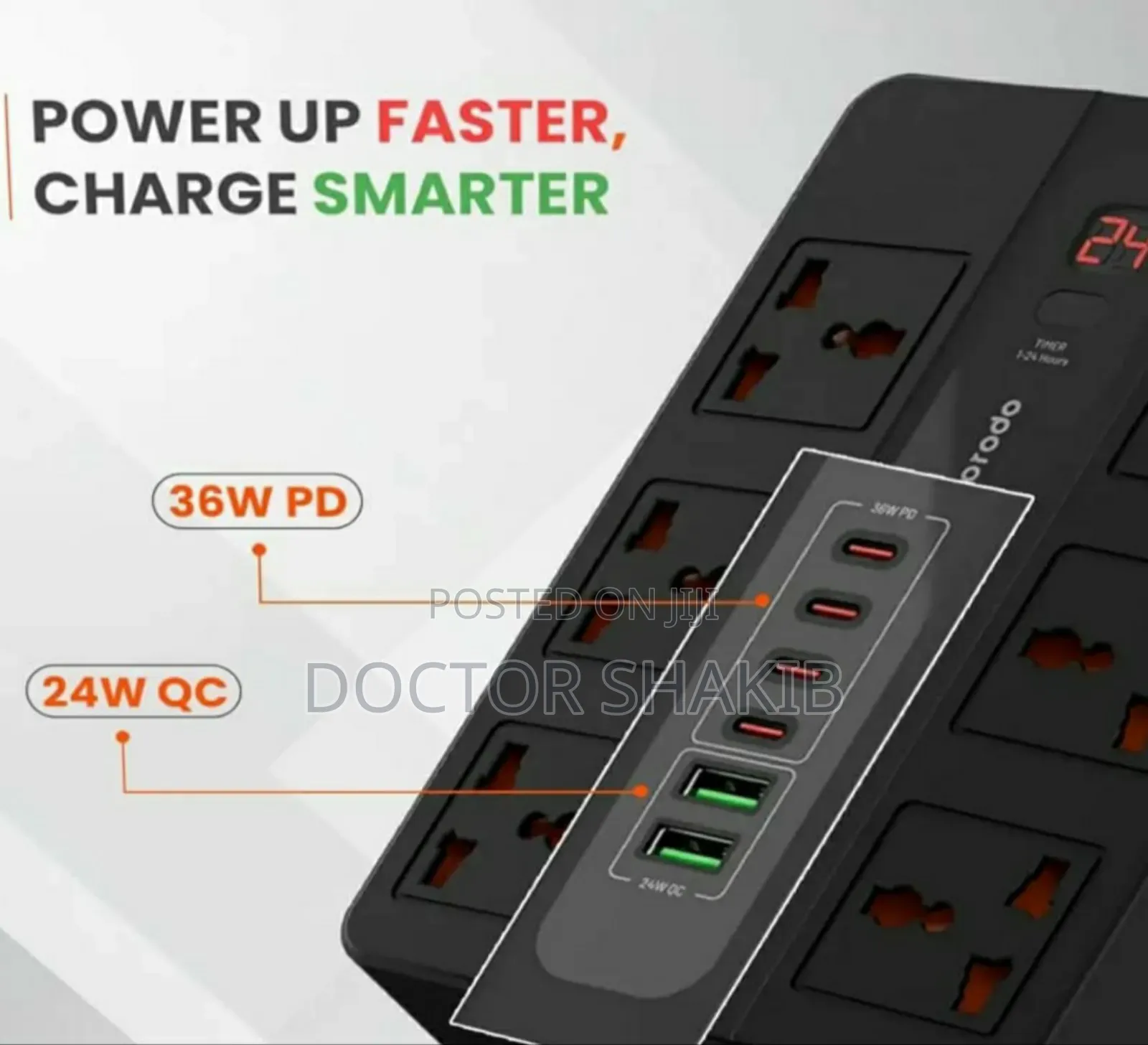 Quality Porodo Multi-Port Super Hub Extension