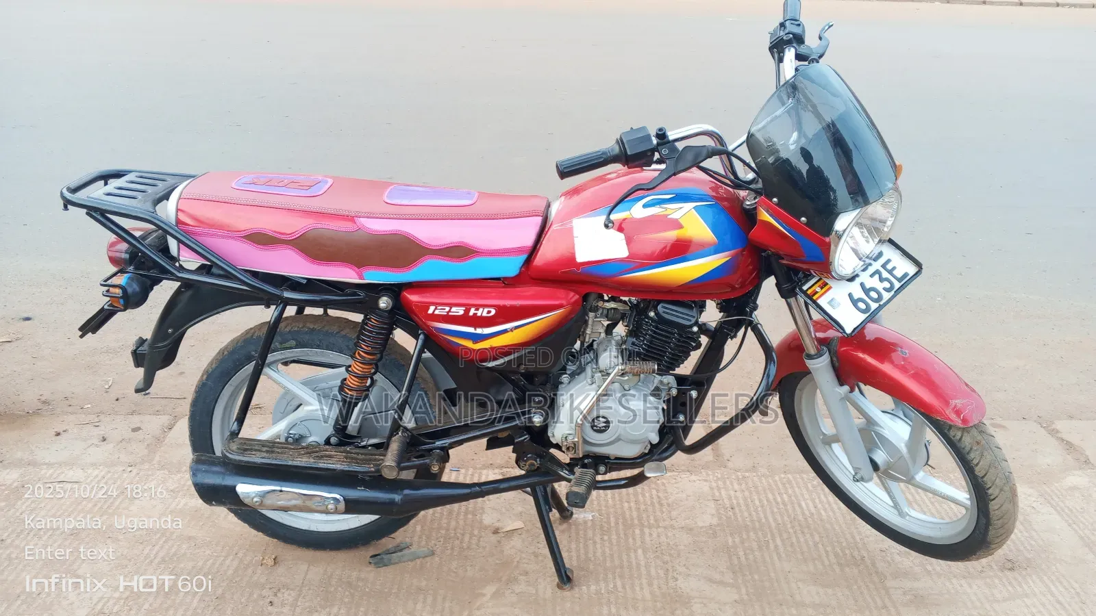 Bajaj Boxer 125 2024 Red