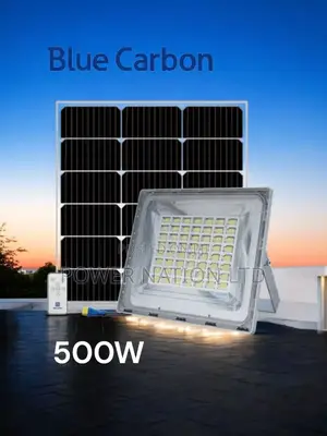 500w Blue Carbon Wawa Solar Flood Light Model5040ip65