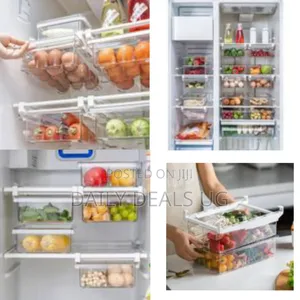 1 Piece of 1/4/8 Grid Pull Out Drawer Mini Refrigerator Food Storage
