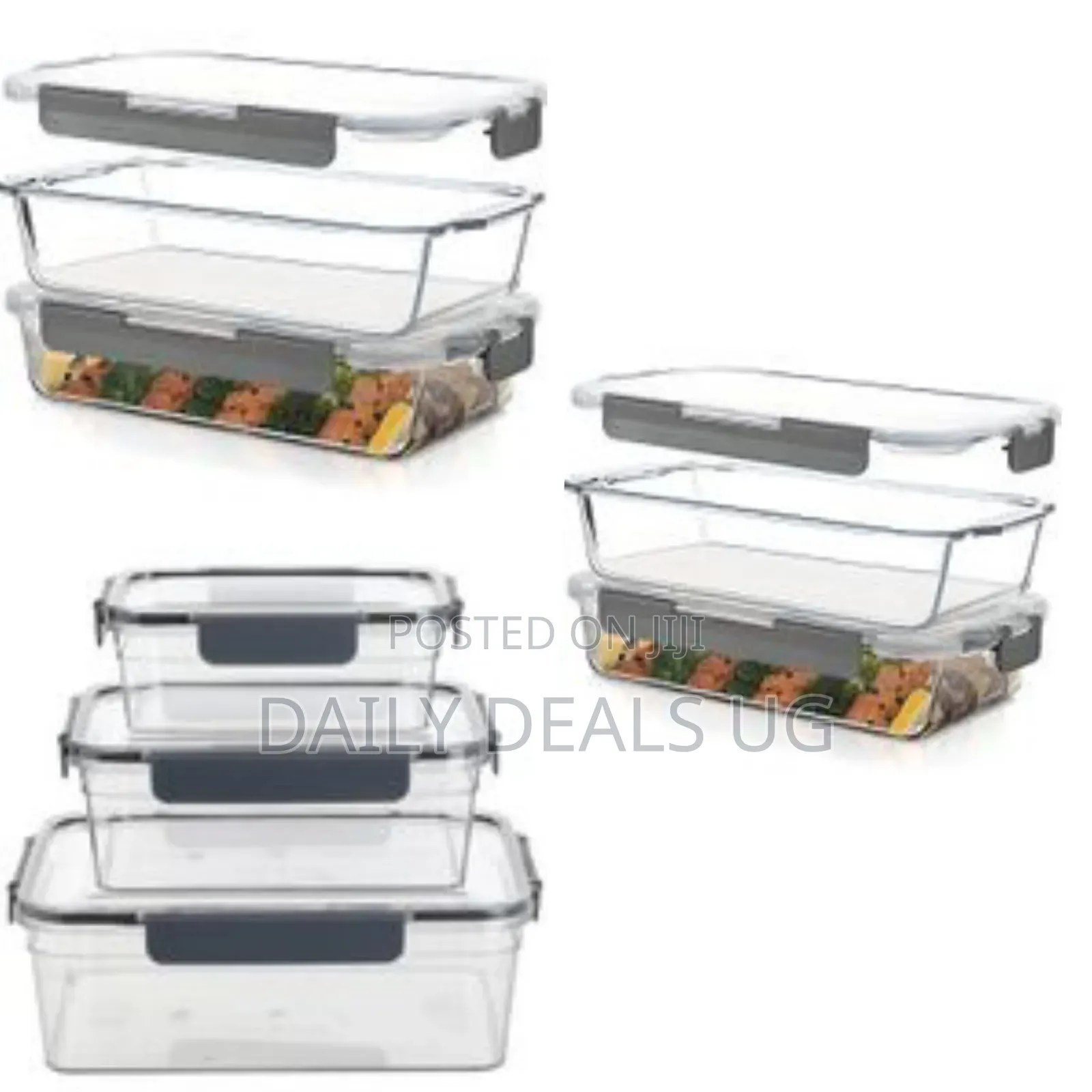 Click Seal Fresh Keeping Food Storage Box Refrigerator Organizer