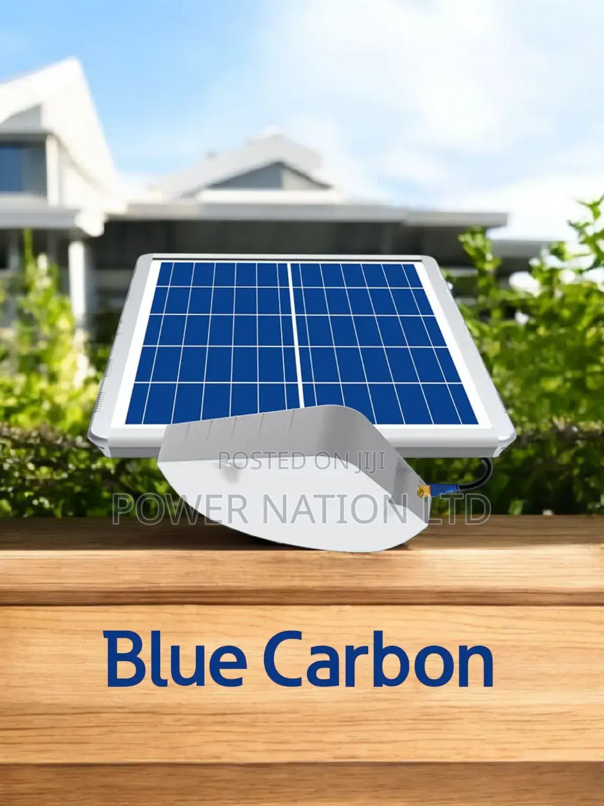 Blue Carbon Solar Ceiling Light