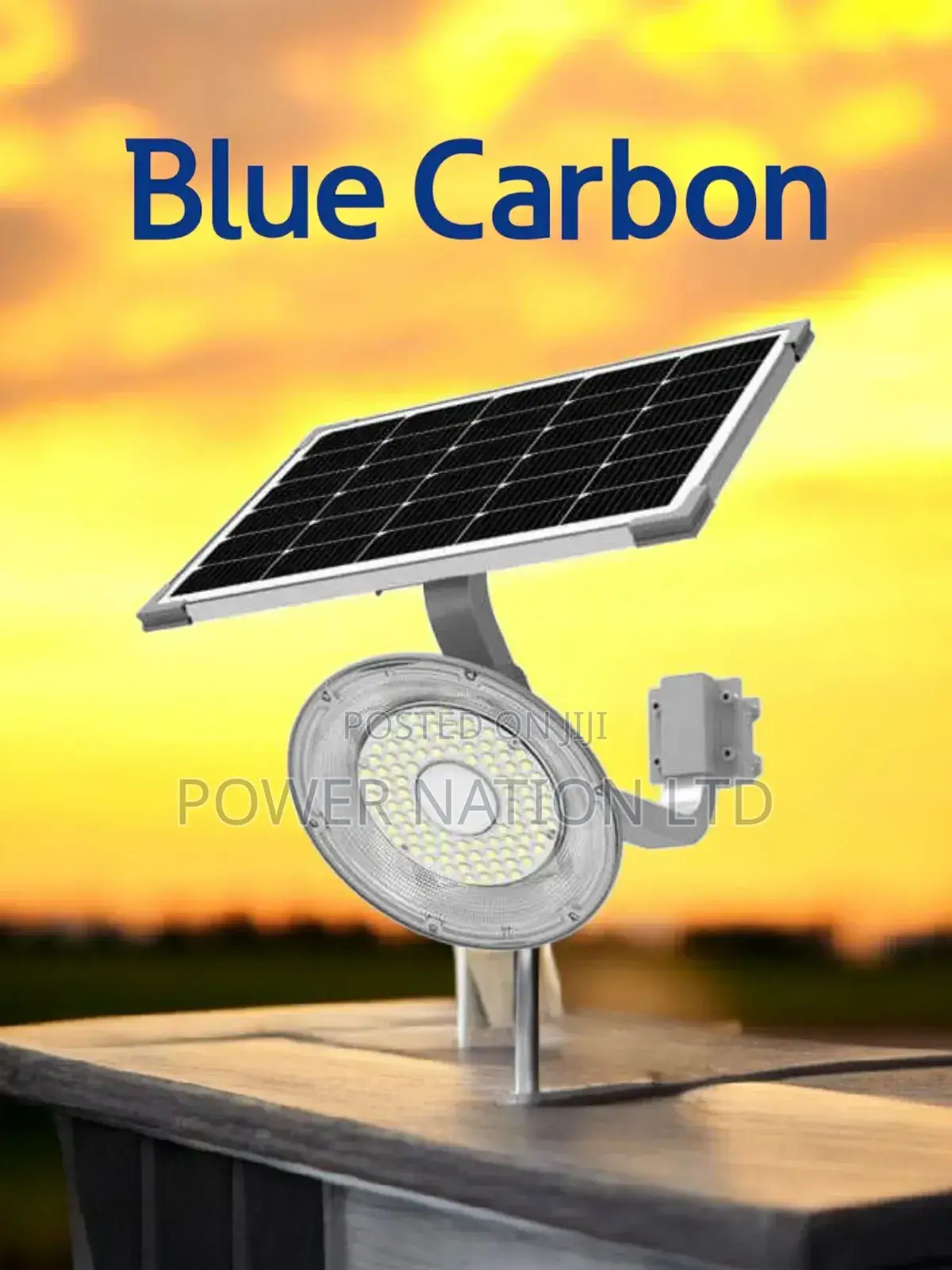 Blue Carbon Solar Wall Light Model6030ip65