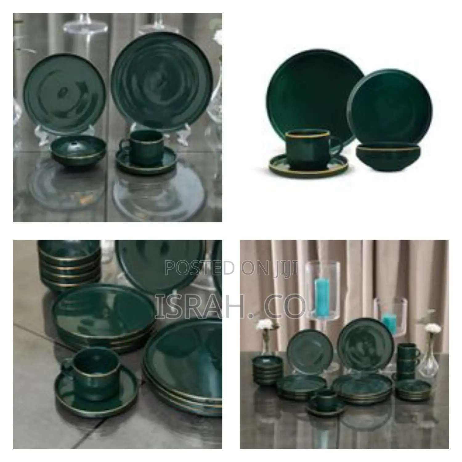 Royal Ford Dark Green Dinner Set