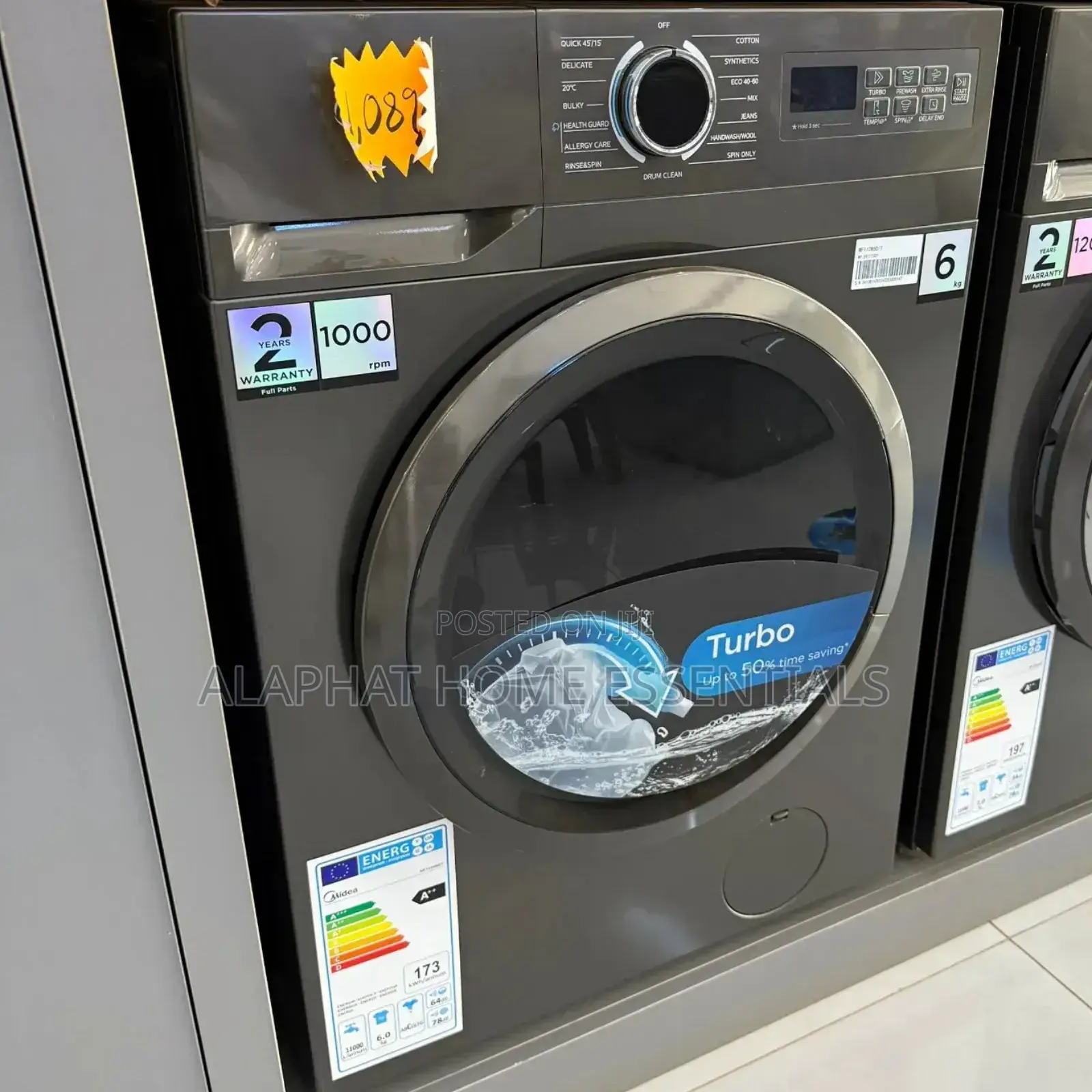 Midea 6kg Front Loader/ Washing Machine