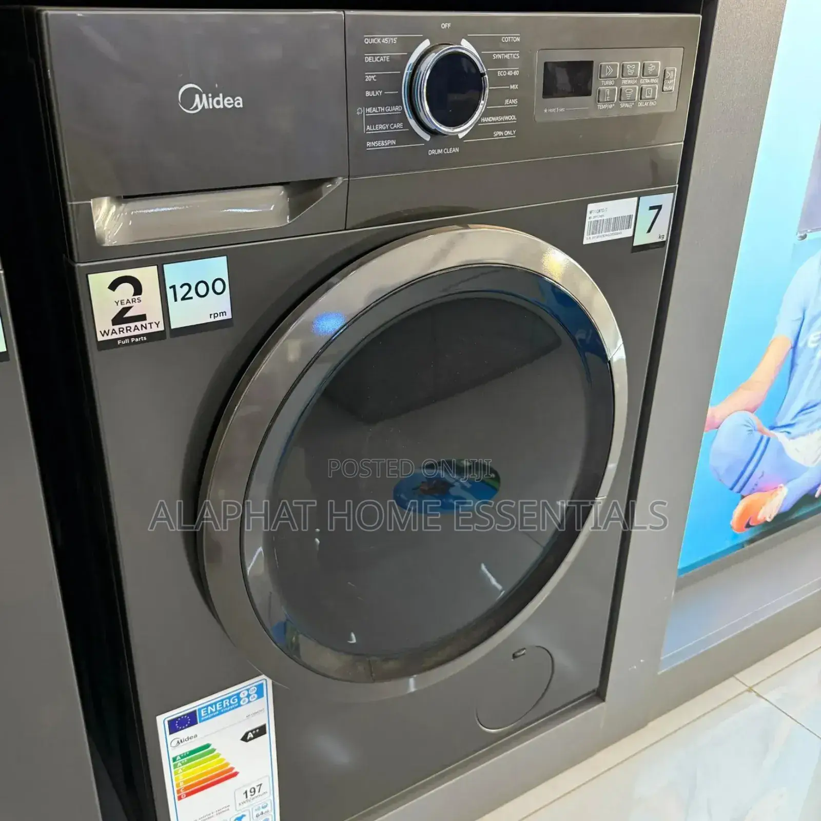 Midea 7 Kg Front Loader/Washing Machine