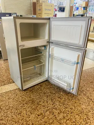 120l Silver Adh Double Door Fridge