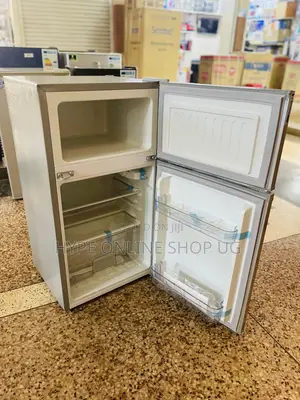 120l Silver Adh Double Door Fridge
