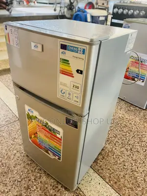 120l Silver Adh Double Door Fridge