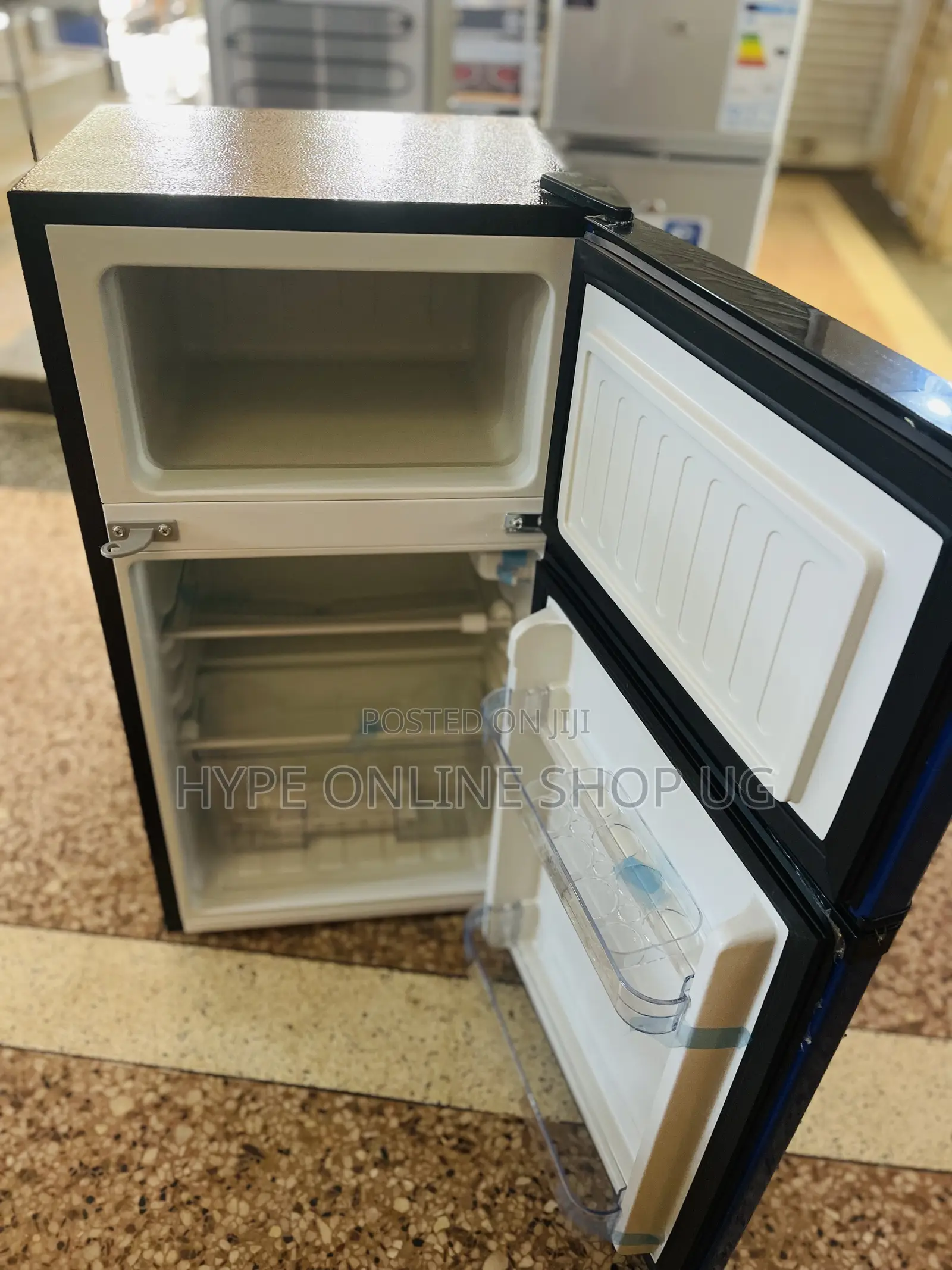 120l Blue Adh Double Door Fridge
