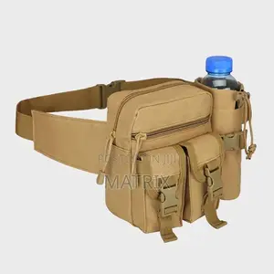 Outdoor Waist Bag Bottle Pocket Waterproof Wearproof Lightweight