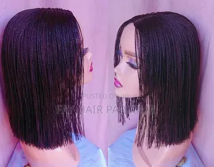 Short Classy Wigs. ( Blunt Cut Twists)