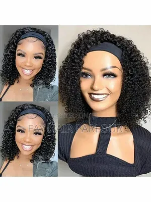 Curly Head Band Wig (Water Wave)