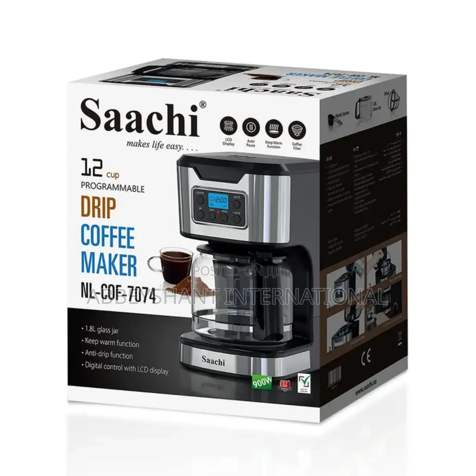 Saachi Drip Coffee Maker /Digital Coffee Maker