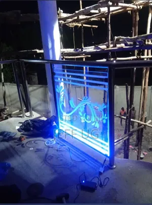 Stainless Steel Balcony With Strip Lights (Led Lights)