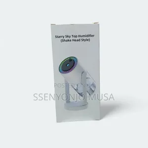 Mini Air Humidifier With Starry Sky Night Light