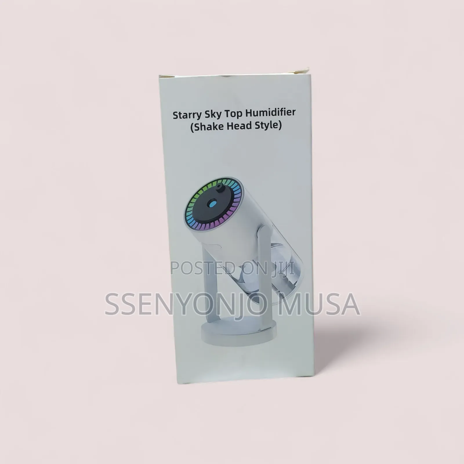 Mini Air Humidifier With Starry Sky Night Light
