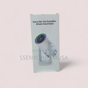 Mini Air Humidifier With Starry Sky Night Light