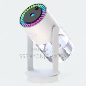 Mini Air Humidifier With Starry Sky Night Light