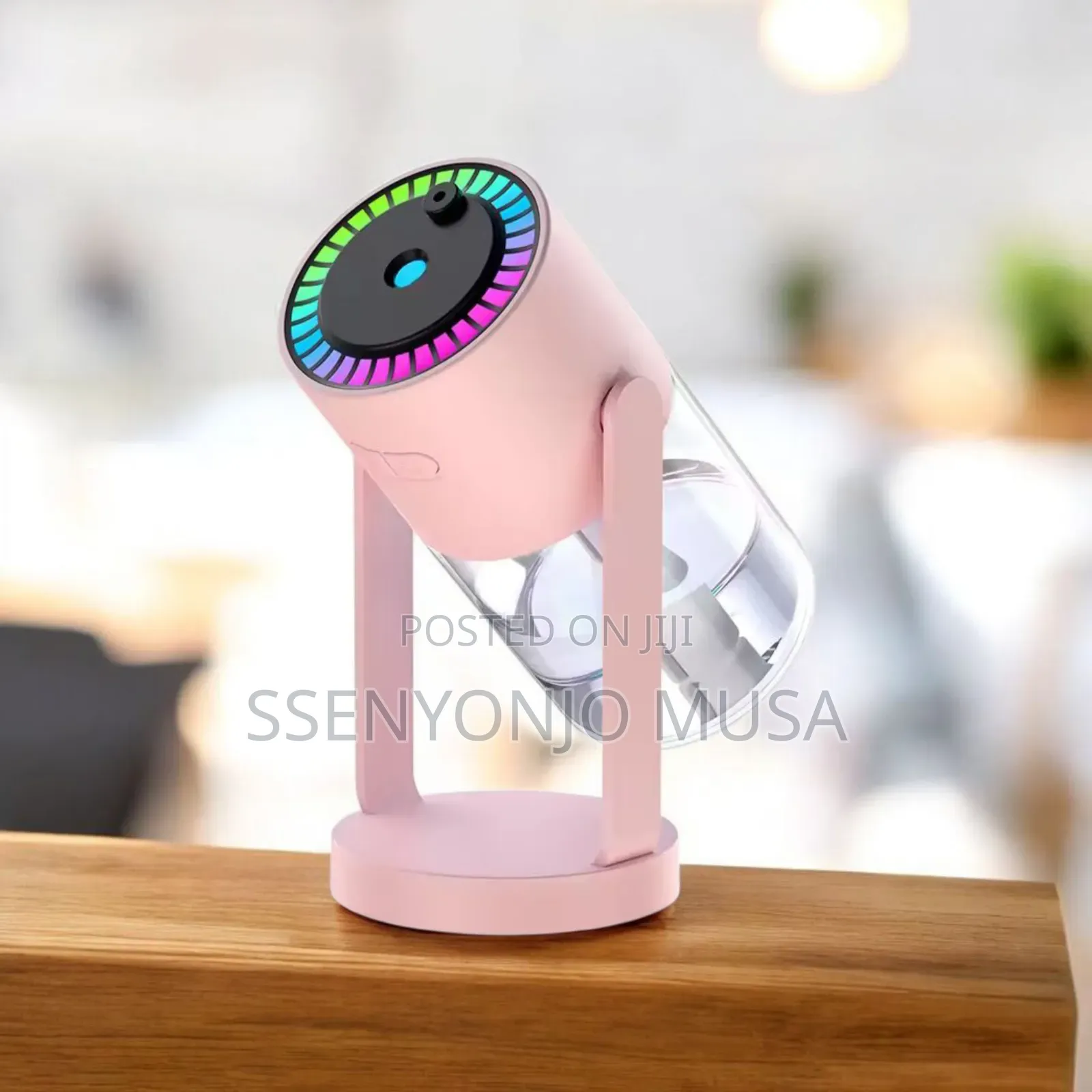 Mini Air Humidifier With Starry Sky Night Light