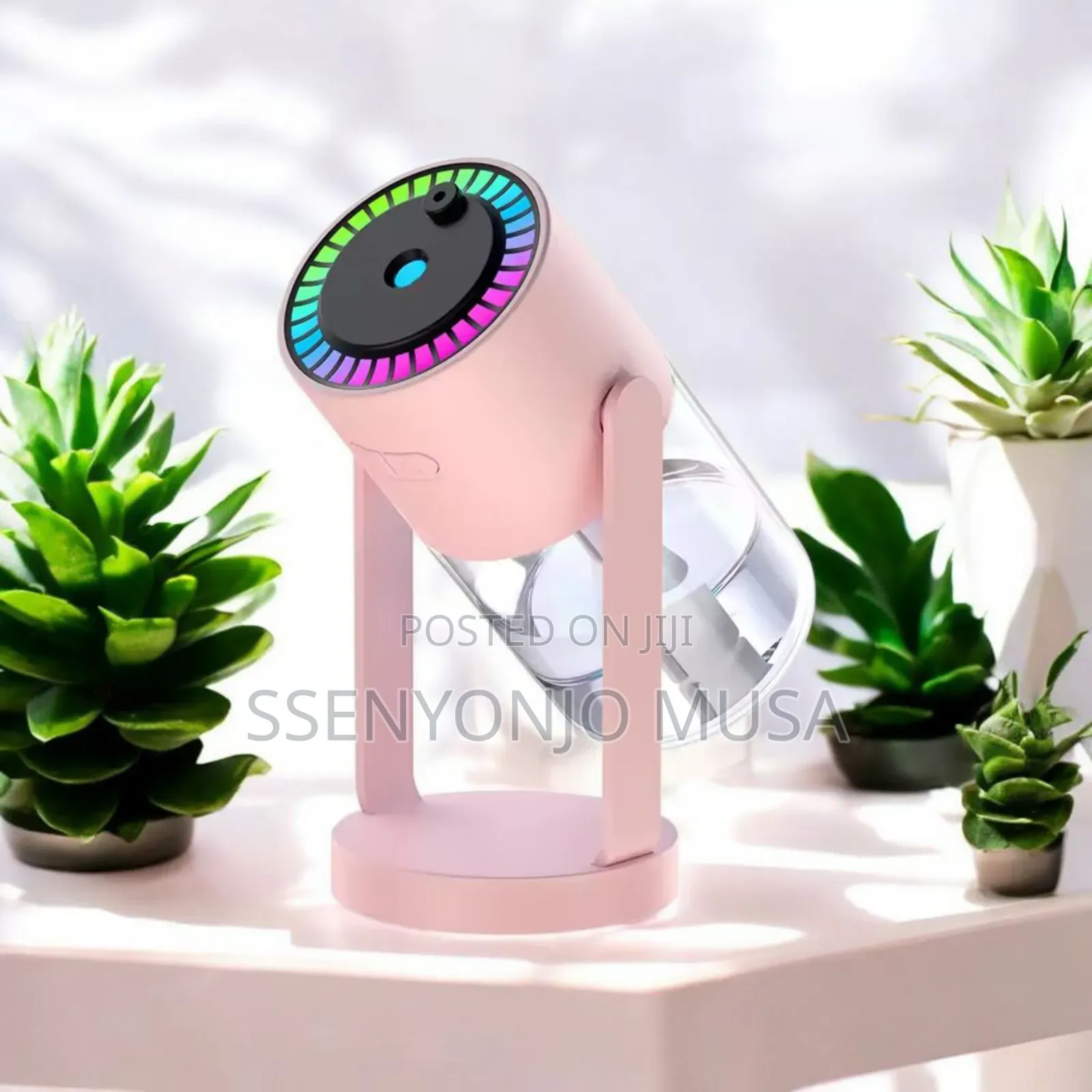 Mini Air Humidifier With Starry Sky Night Light