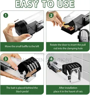 Reusable Smart Live Catch Cage Humane Mouse Rat Trap