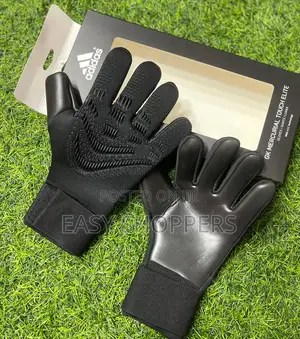 Pair of Adidas Goalkeeper Gloves Black Predator