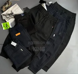 Black Squad Sweater Pants