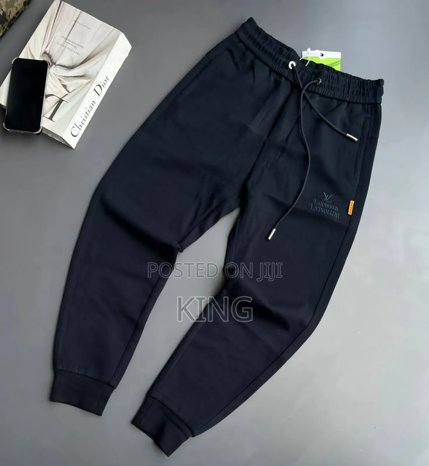 Black Squad Sweater Pants