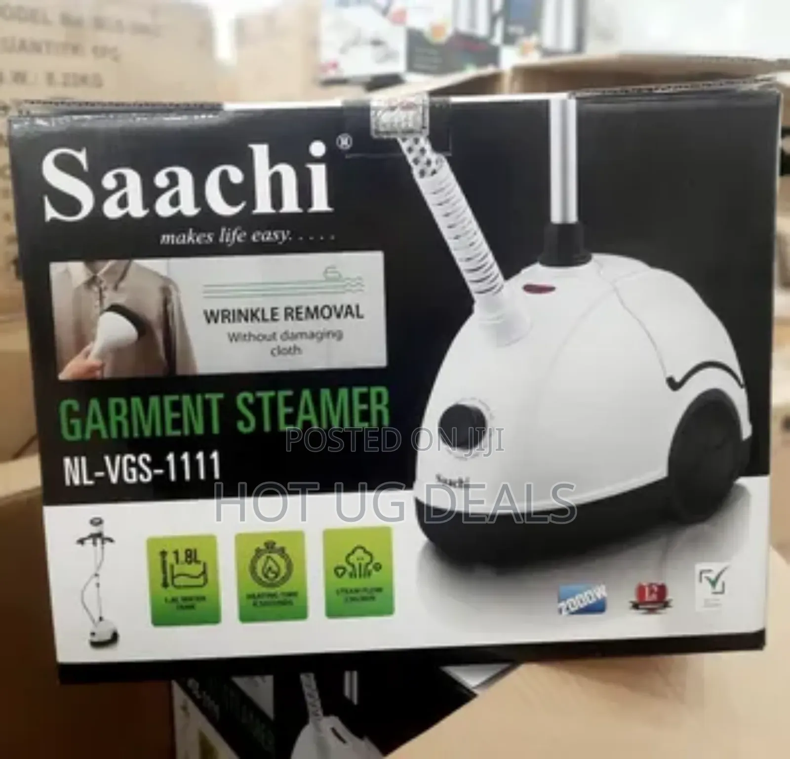 Saachi Garment Steamer 2.5l  - White