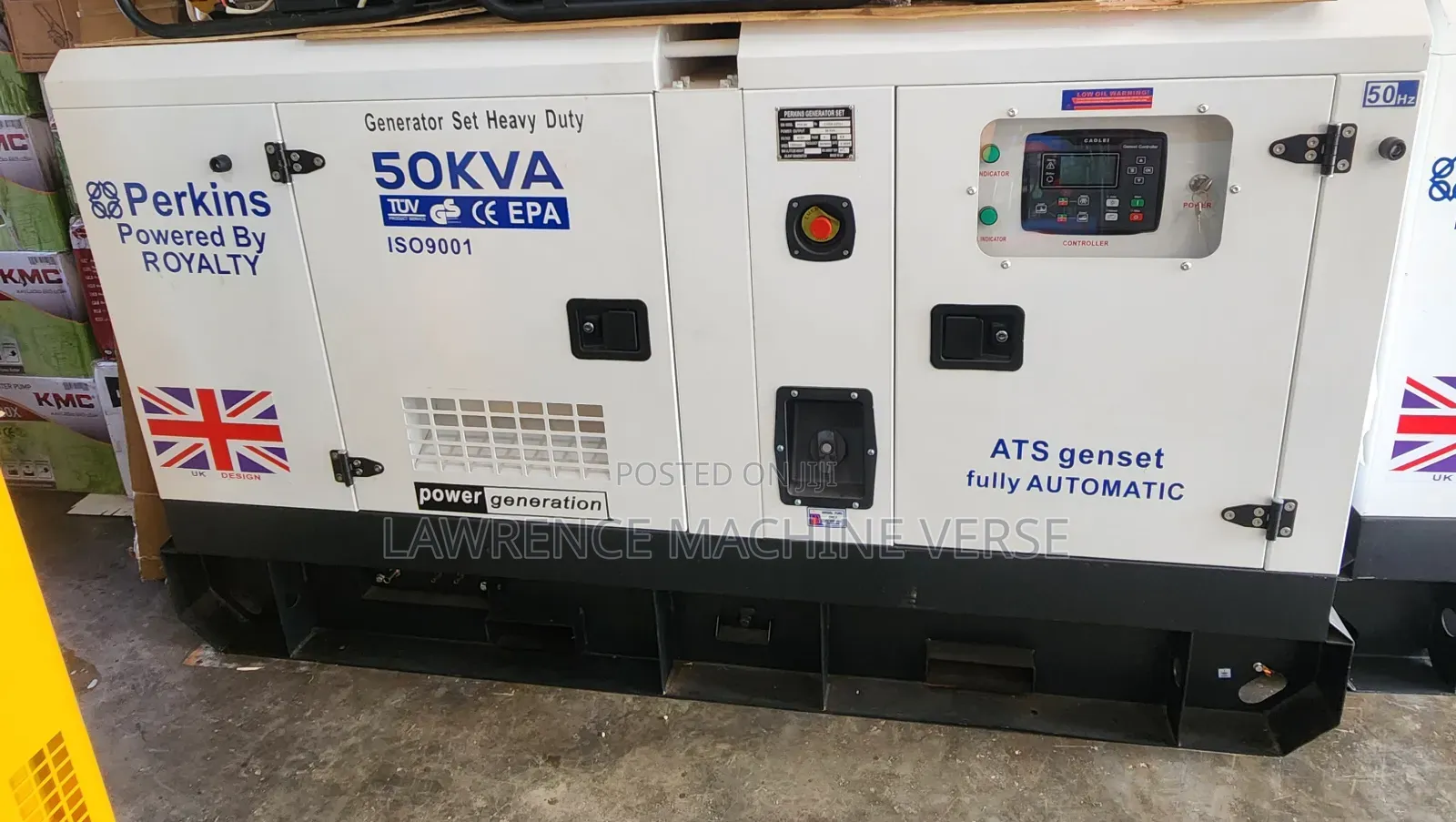Perkins 50kva Water Cooled Diesel Engine