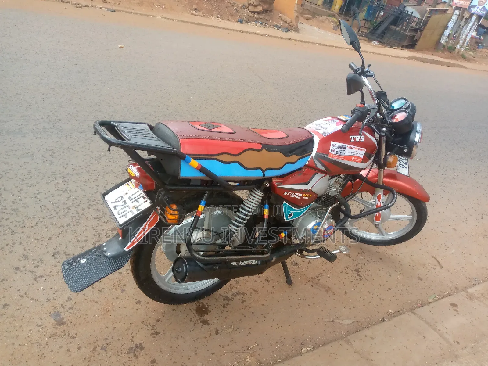 TVS HLX 125 2019 Red
