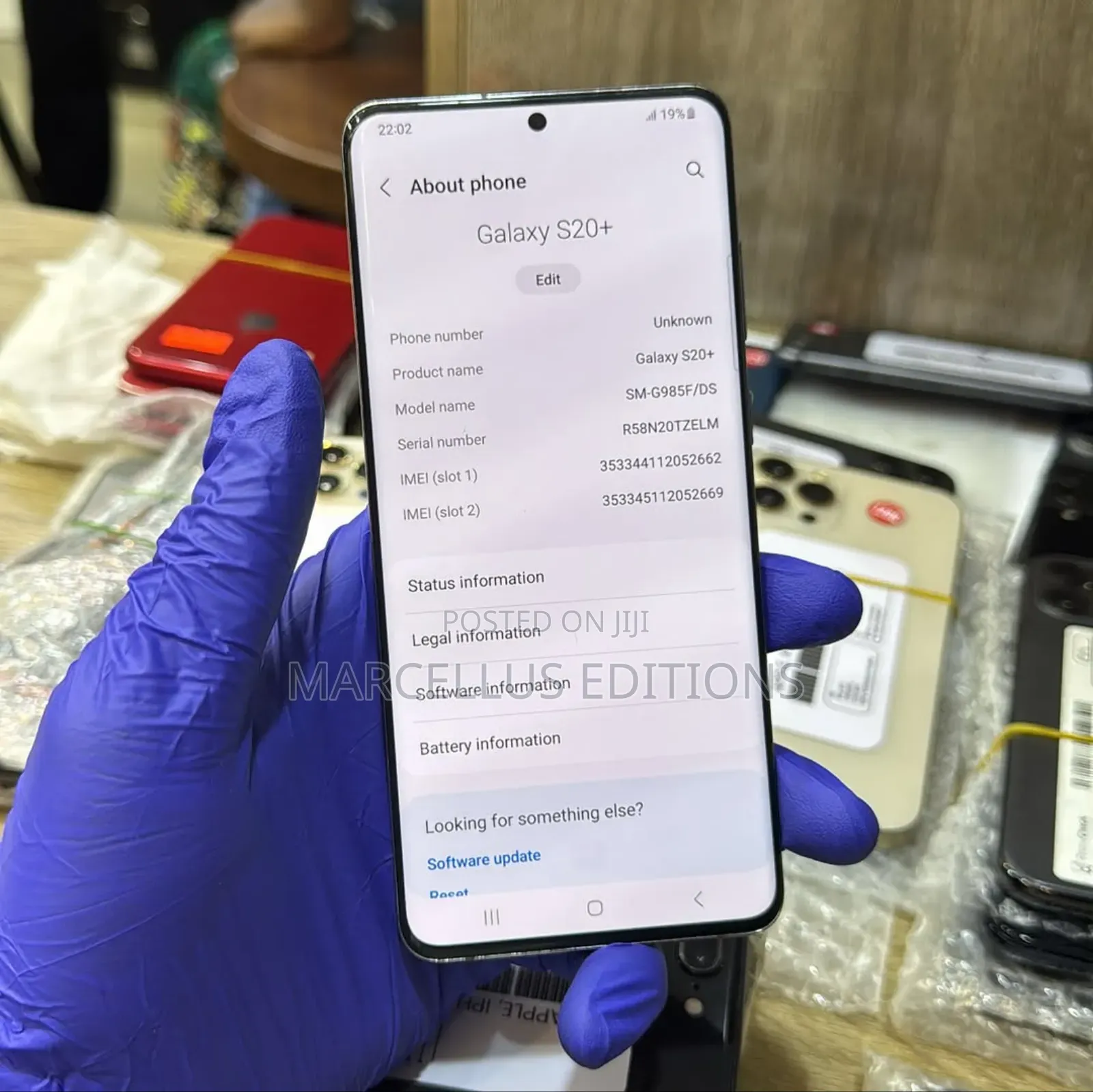 Samsung Galaxy S20+ 5G 256 GB Blue