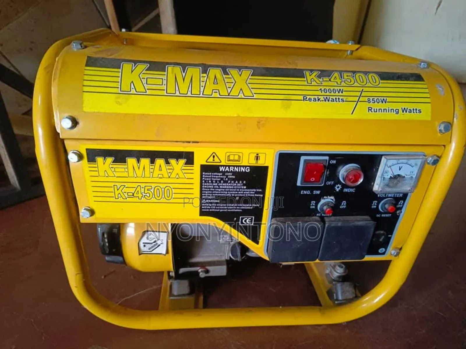 K- Max 1kva Gasoline Generator K-4500