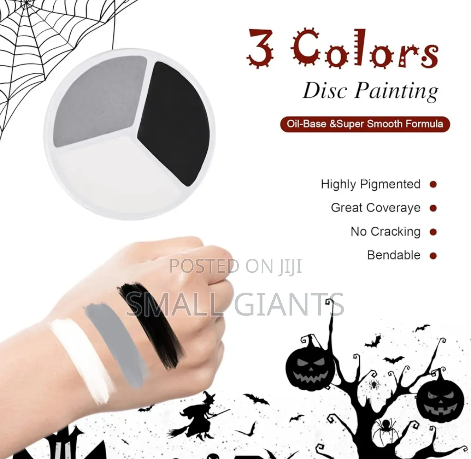 Face Paint, Black White Grey