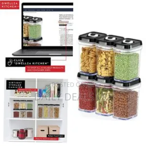 Airtight Food Storage Containers With Lids – 6 Piece Set Air Tight