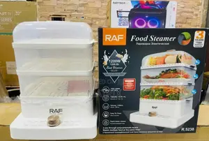 Raf 3 Tier Electric Food Cooking Steamer Pot With Display and Timer