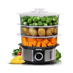 Geepas 3-Tier Food Steamer 12l 1000w