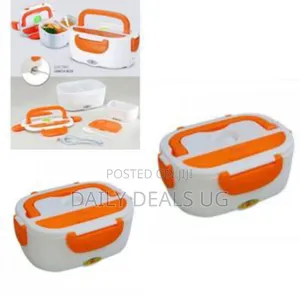 Portable Electric Lunch Box Car Food Warmer - Orange