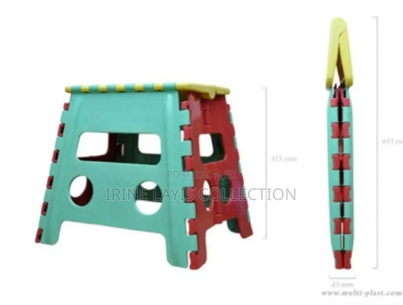 Portable Foldable Plastic Stool