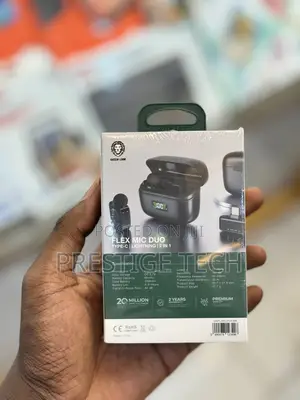 Green Lion Flex Mic Duo 2in1 Wireless Microphone Type C & iPhone