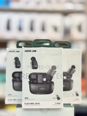 Green Lion Flex Mic Duo 2in1 Wireless Microphone Type C & iPhone