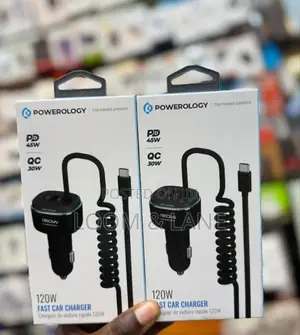Powerology 120w Fast Car Charger