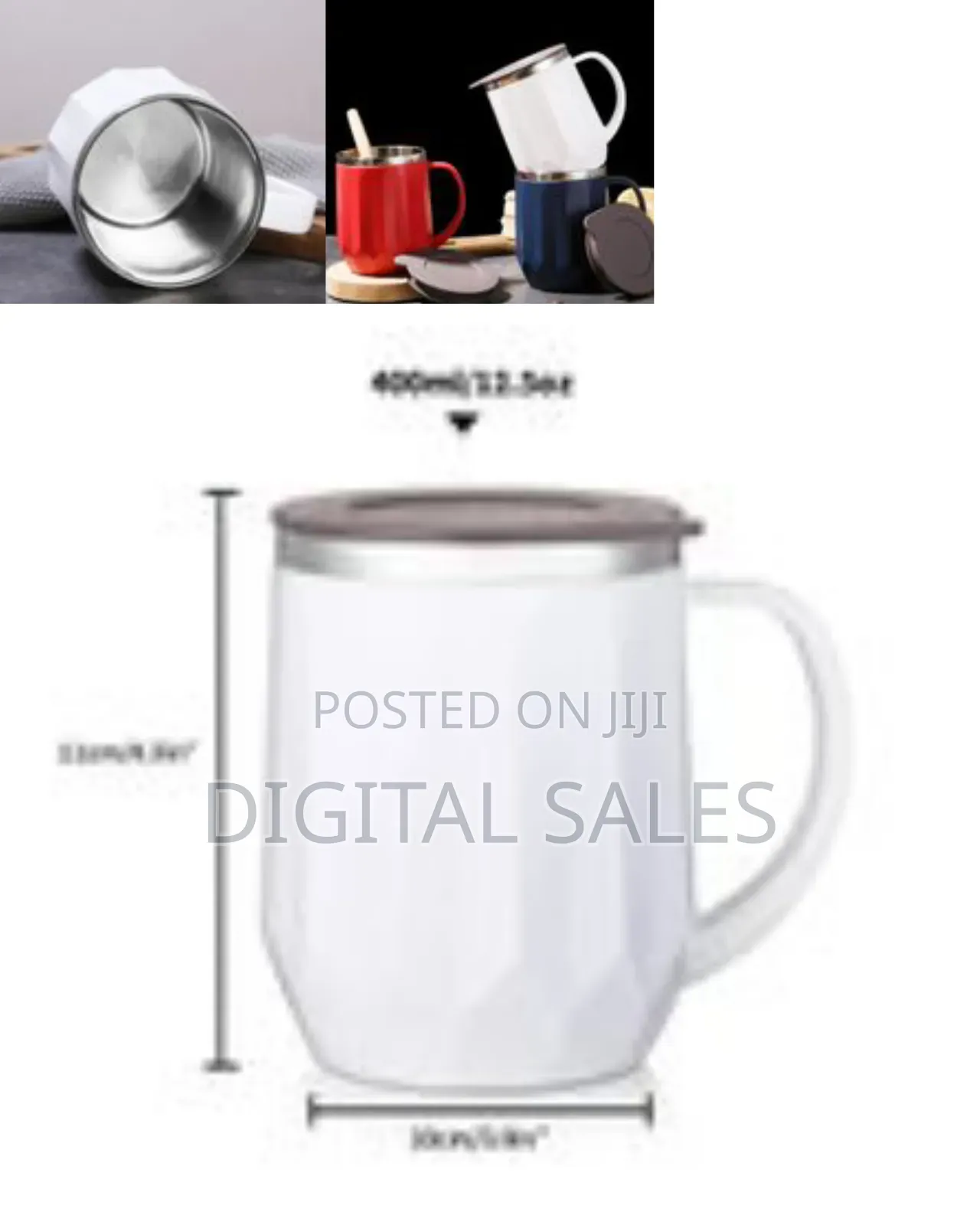 400ml Stainless Steel Office Coffee Mug Insulation Cup