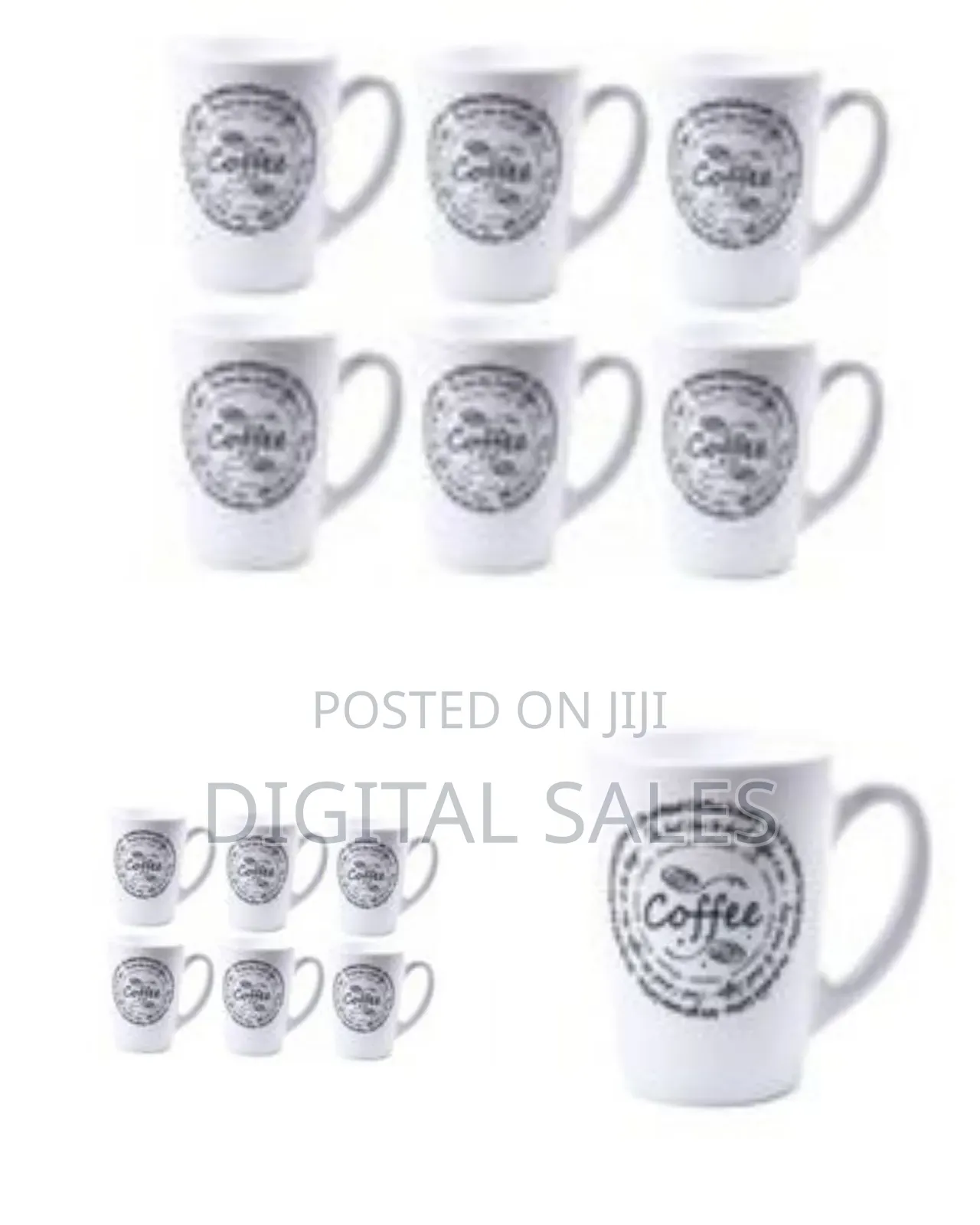 Luminarc 6 Pieces of Luminarc Tea/Coffee Mug/Cups