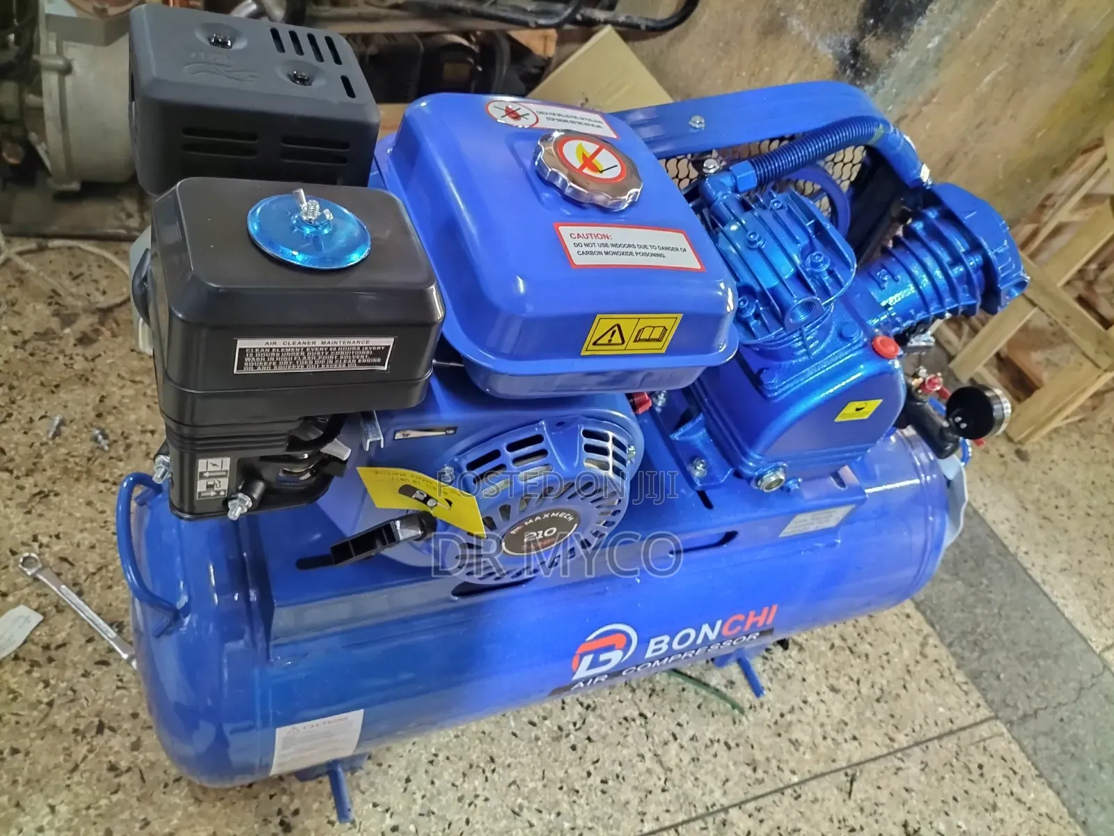Blue 100l Air Compressor