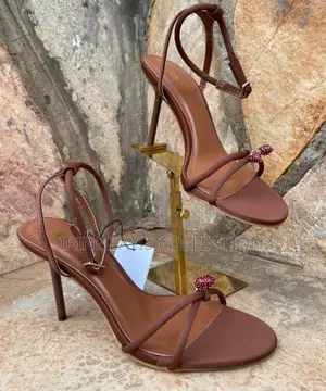 Women's Beaded Crossover Heels