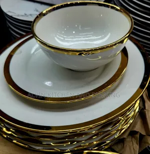 White Dinner Set of 18pcs,Dinner Plates,Side Plates Bowls