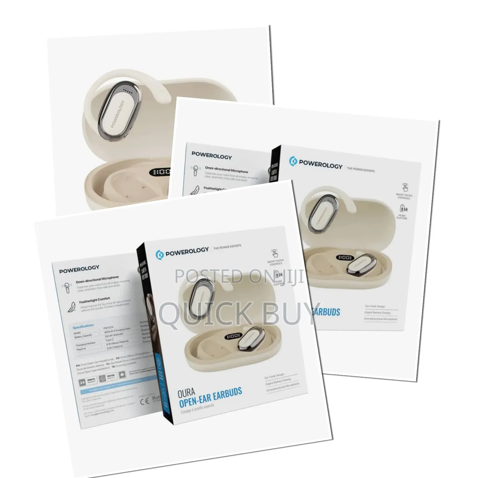 Powerology Oura Open-Ear Headphones