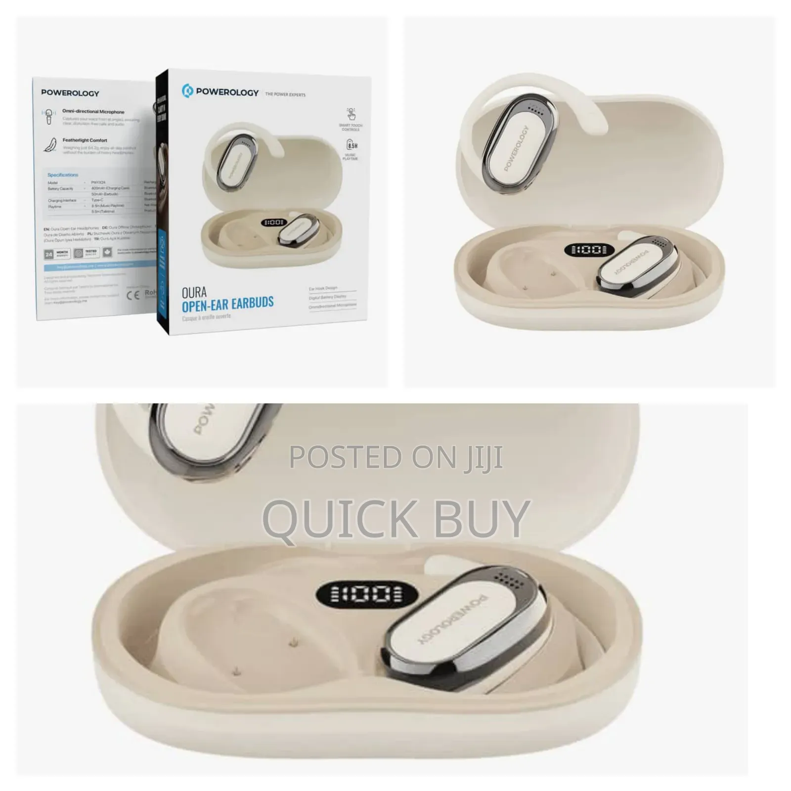 Powerology Oura Open-Ear Headphones